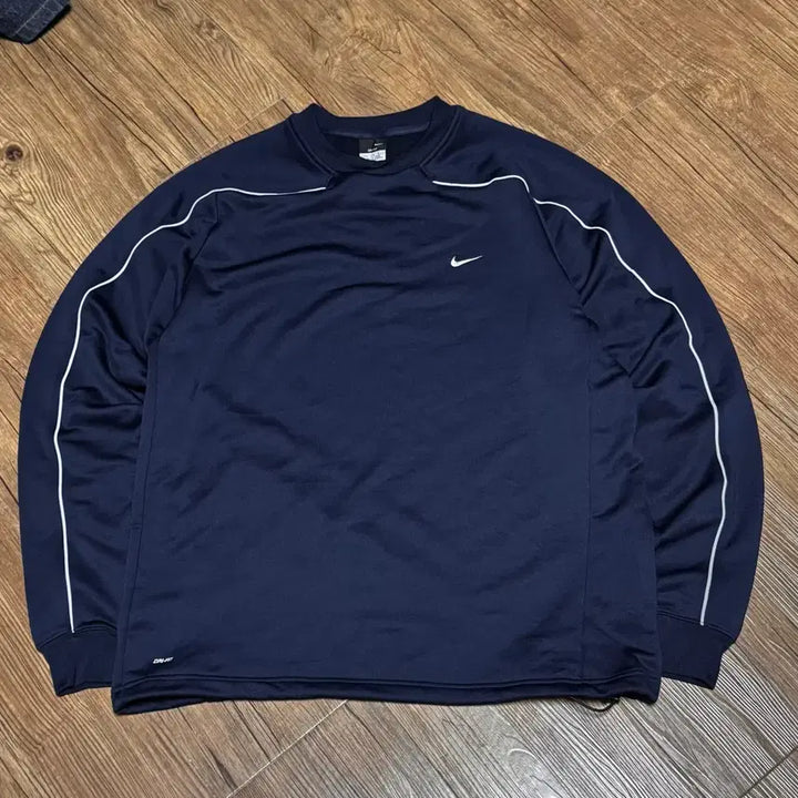 [BUNJANG] Nike Dri-FIT Navy Sweatshirt / [2XL] 나이키 드라이핏 네이비 맨투맨