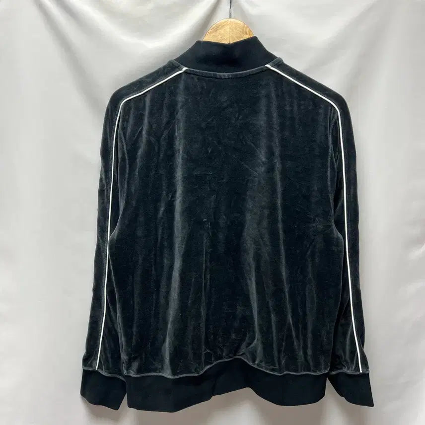 [SOLD OUT] [정품/M] 나이키 스우시 벨루아 벨벳 사이드라인 차콜 트랙탑/져지