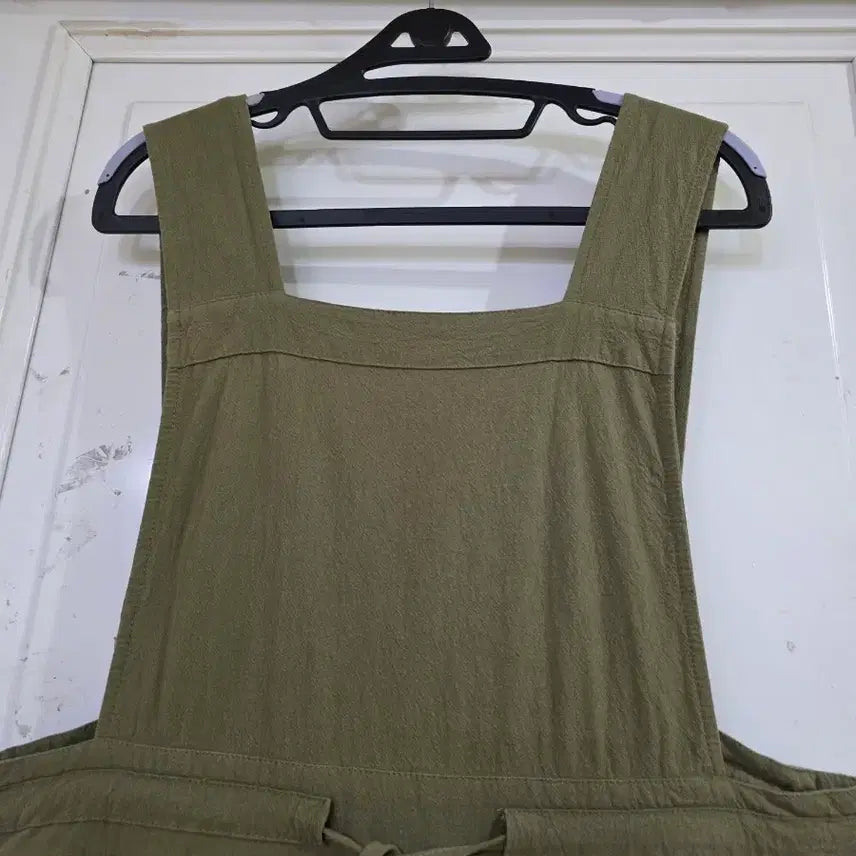 [SOLD OUT] 봄 여름 디자인이쁜 와이드  면  멜빵 통바지  77까지
