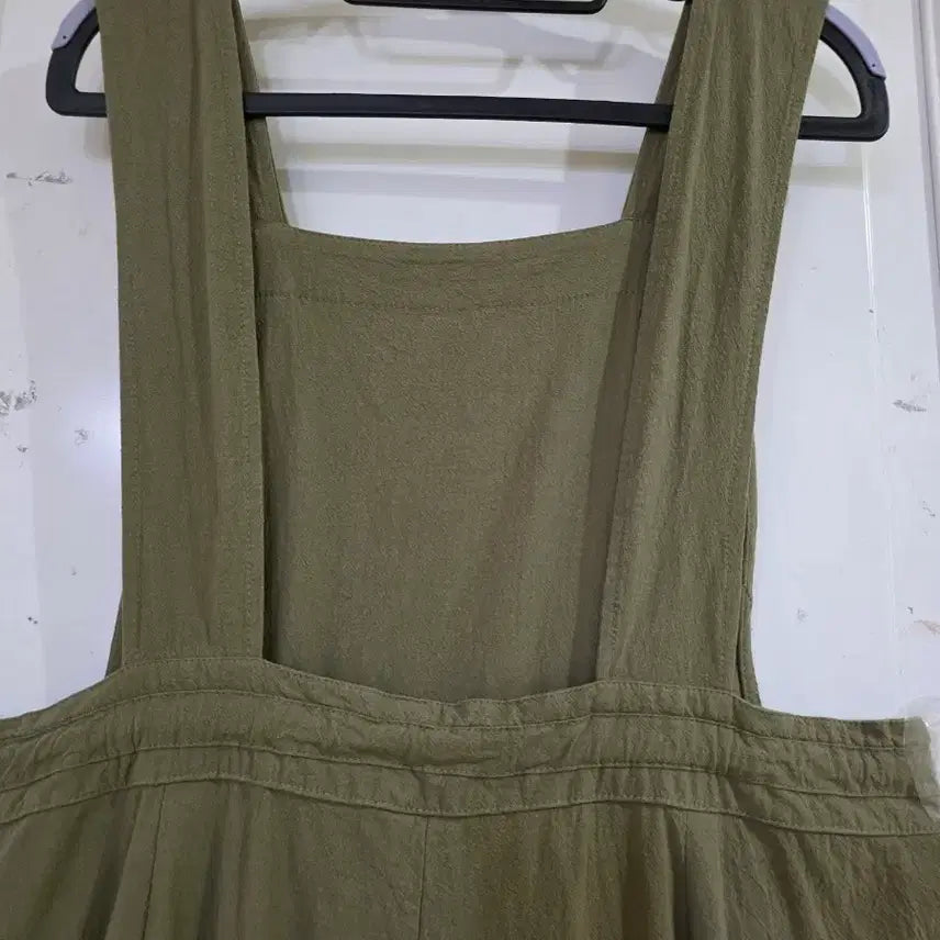 [SOLD OUT] 봄 여름 디자인이쁜 와이드  면  멜빵 통바지  77까지