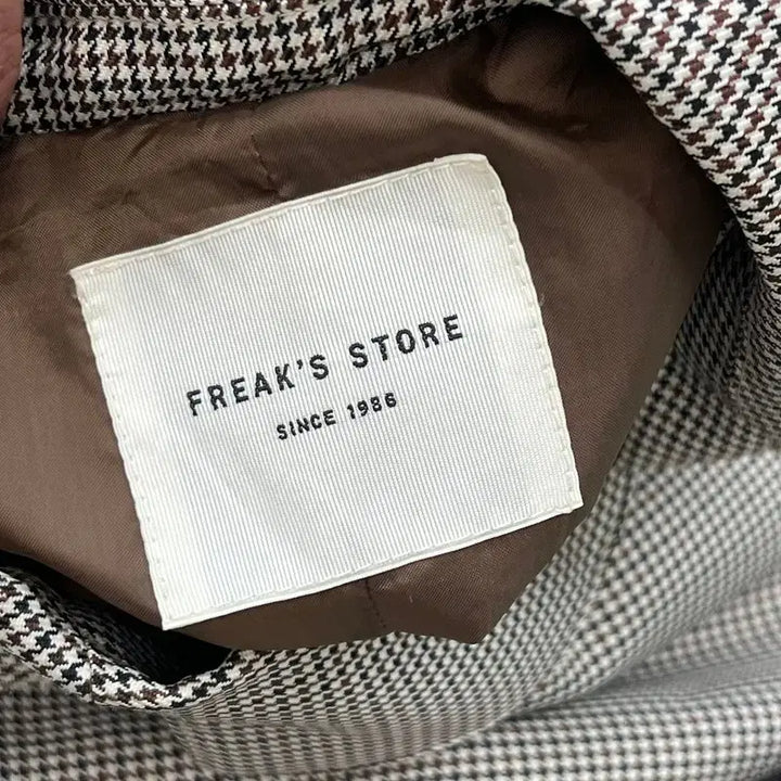 [BUNJANG] Freaks Store Check Double Blazer r3510 / 프릭스스토어 체크 더블 블레이저 r3510