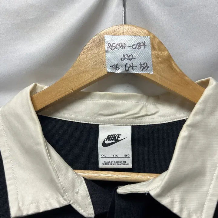 [SOLD OUT] [정품/2XL] 나이키 NRG 솔로 스우시 블랙 럭비 카라 긴팔티