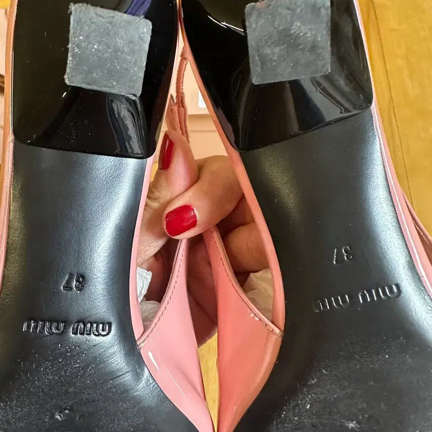 [BUNJANG] Miu Miu Penny Slingback (Size 37) / (정품) 미우미우 페니 슬링백 (37)