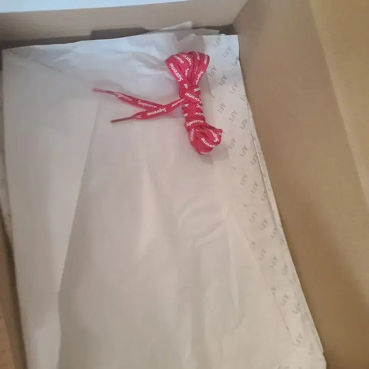 [SOLD OUT] 나이키 슈프림 에어포스1 로우 화이트