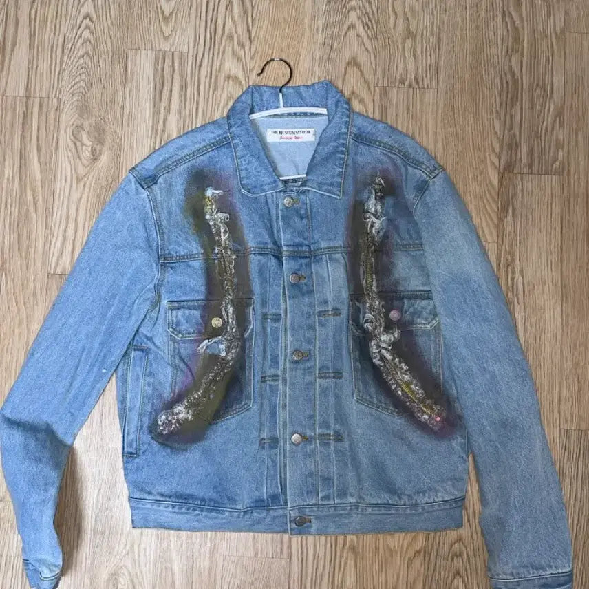 [BUNJANG] The Museum Visitor Curved Zip Denim Jacket / 자켓