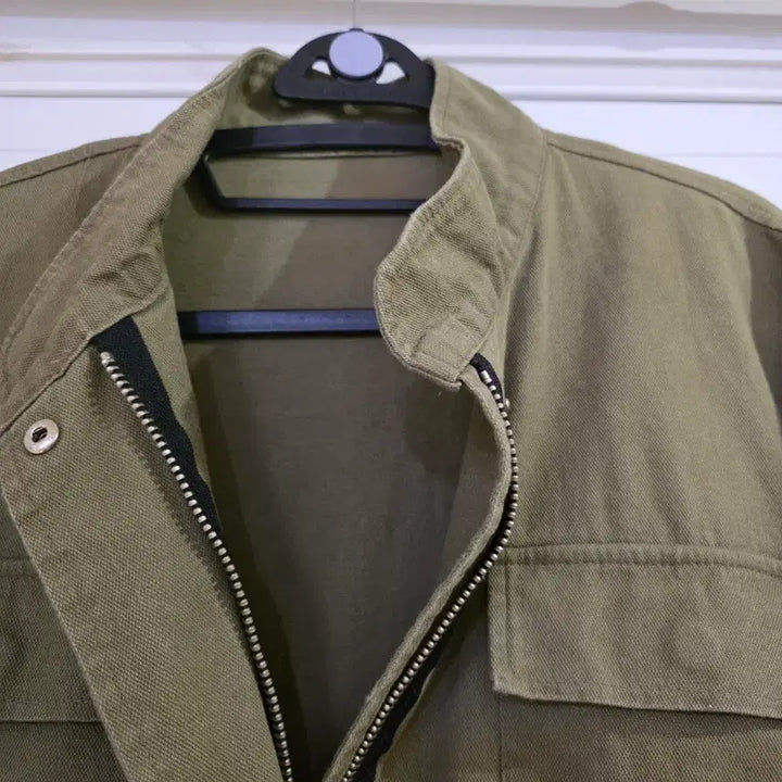 [SOLD OUT] 봄 요즘유행하는  여름  면  야상자켓   깨끗해요 가슴단면64