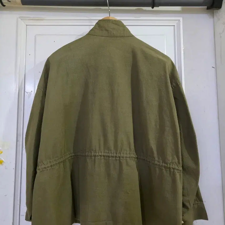 [SOLD OUT] 봄 요즘유행하는  여름  면  야상자켓   깨끗해요 가슴단면64