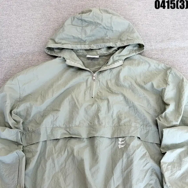 [BUNJANG] URBANDTYPE Hooded Anorak Windbreaker / M URBANDTYPE 후드 아노락 바람막이 그린 0415(3)