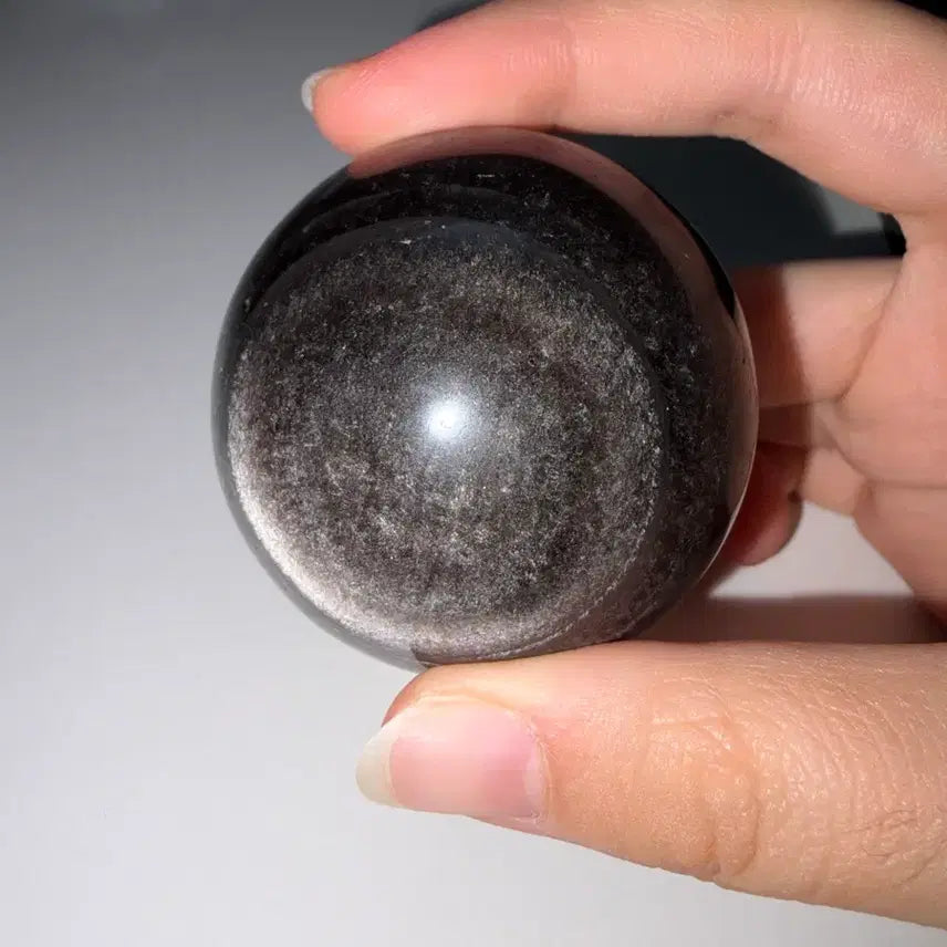 [BUNJANG] Silver Sheen Obsidian Sphere / 원석 구 실버 쉰 옵시디언 스피어 판매