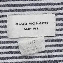 [BUNJANG] Club Monaco Striped Long Sleeve Shirt L / I6790 클럽모나코 스트라이프 긴팔 남방 L 구제모은