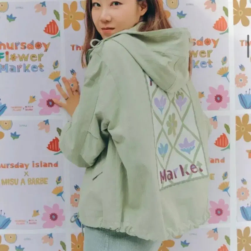 [SOLD OUT] 써스데이아일랜드 미수아바흐브 콜라보 야 상 점퍼