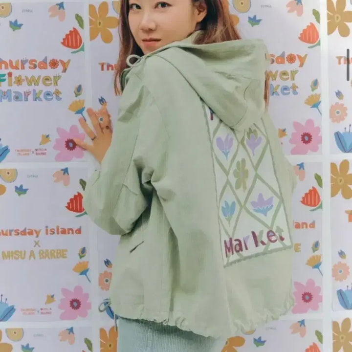[SOLD OUT] 써스데이아일랜드 미수아바흐브 콜라보 야 상 점퍼