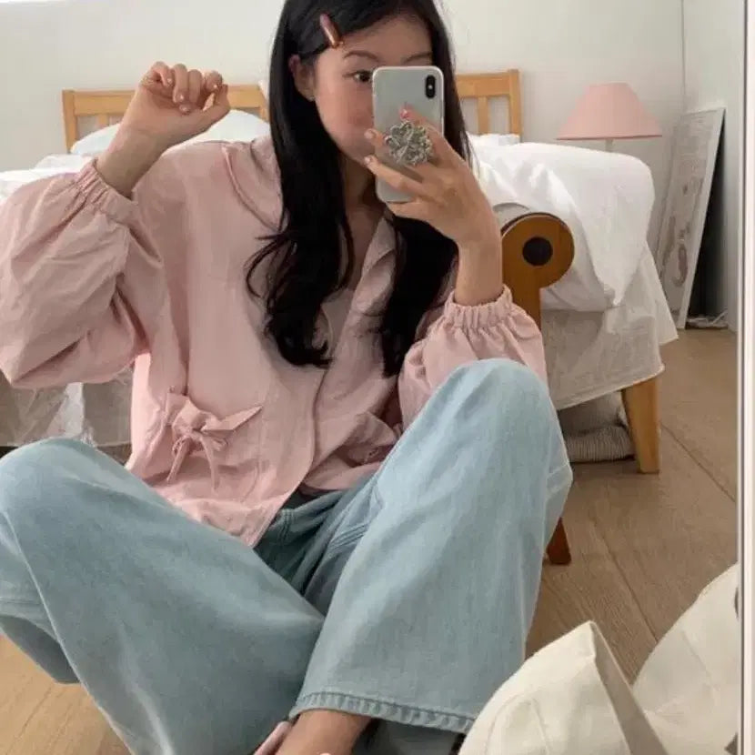 [SOLD OUT] (택포)피터앤웬디 리본 윈드점퍼 바람막이