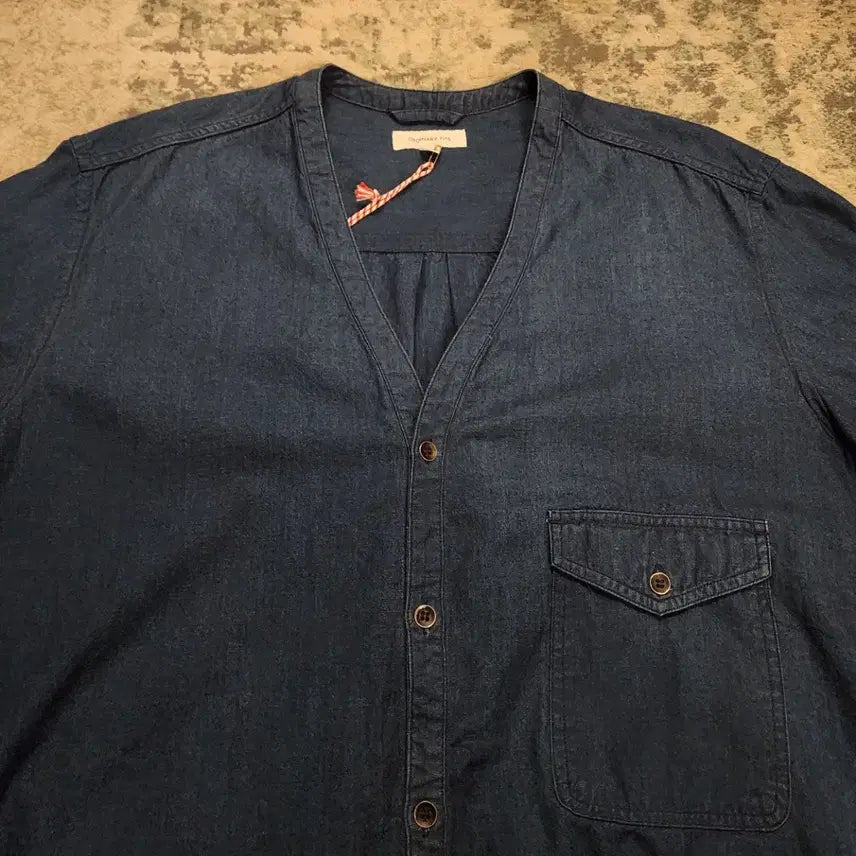[BUNJANG] Ordinary Fits Collarless Shirt / 오디너리 핏츠 논카라 셔츠