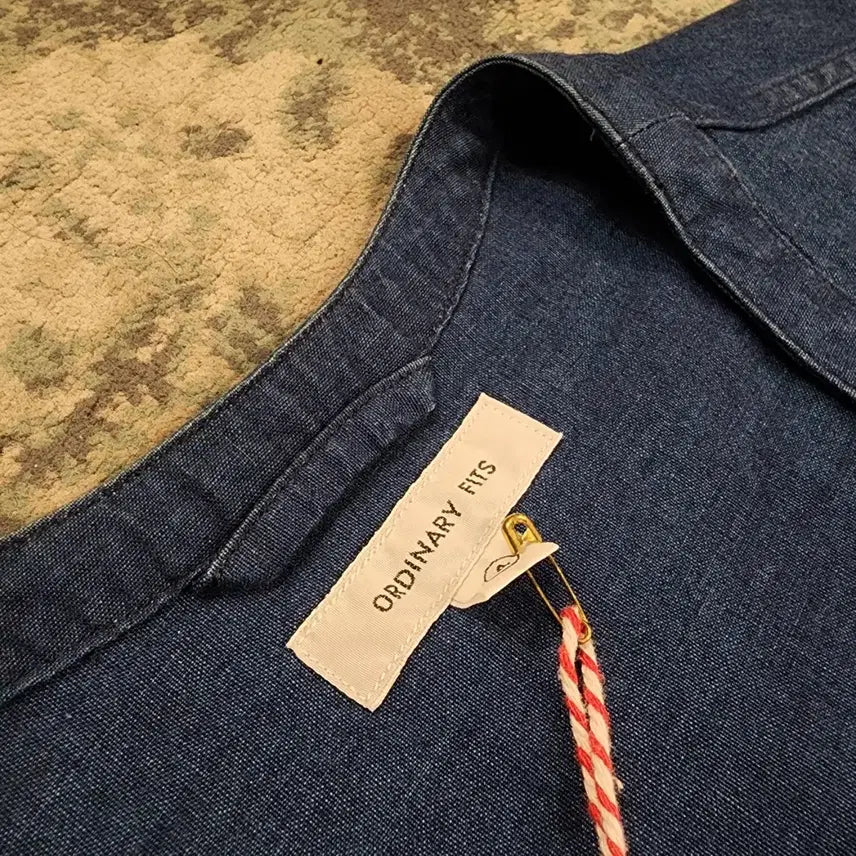 [BUNJANG] Ordinary Fits Collarless Shirt / 오디너리 핏츠 논카라 셔츠