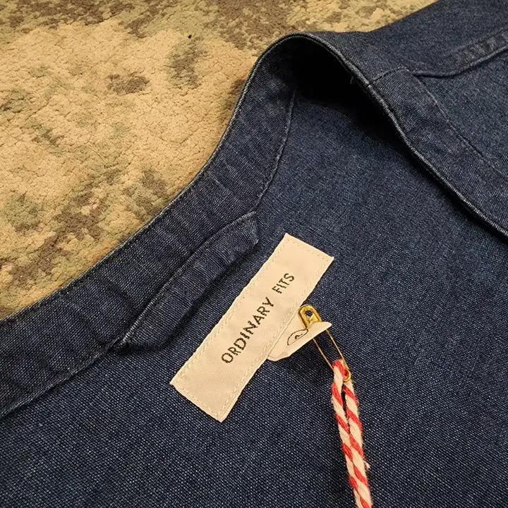 [BUNJANG] Ordinary Fits Collarless Shirt / 오디너리 핏츠 논카라 셔츠