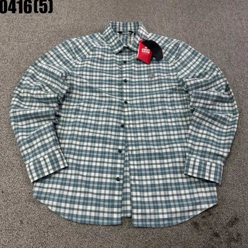 [SOLD OUT] 블랙야크 체크 긴팔 셔츠 남성