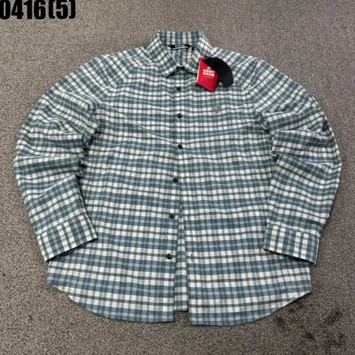 [SOLD OUT] 블랙야크 체크 긴팔 셔츠 남성