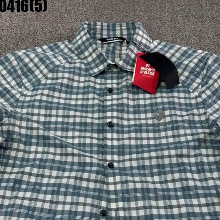 [SOLD OUT] 블랙야크 체크 긴팔 셔츠 남성