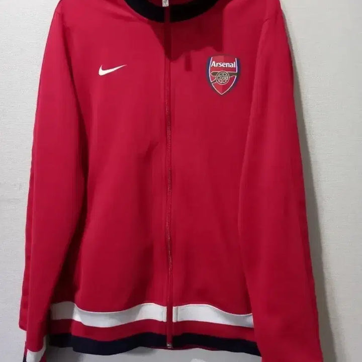 [BUNJANG] Nike Arsenal Red Track Top Jersey Jacket (Size L) / 나이키 아스날 레드 빨강 트랙탑 저지 져지집업 100/L