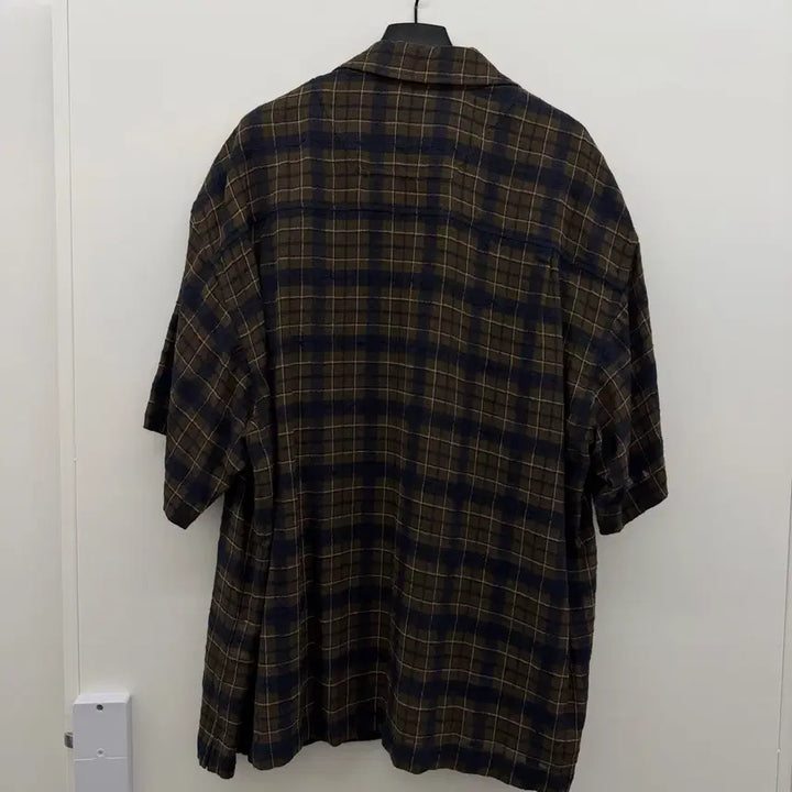 [SOLD OUT] 25SS 준지 콤마 체크 오픈 카라 셔츠 48