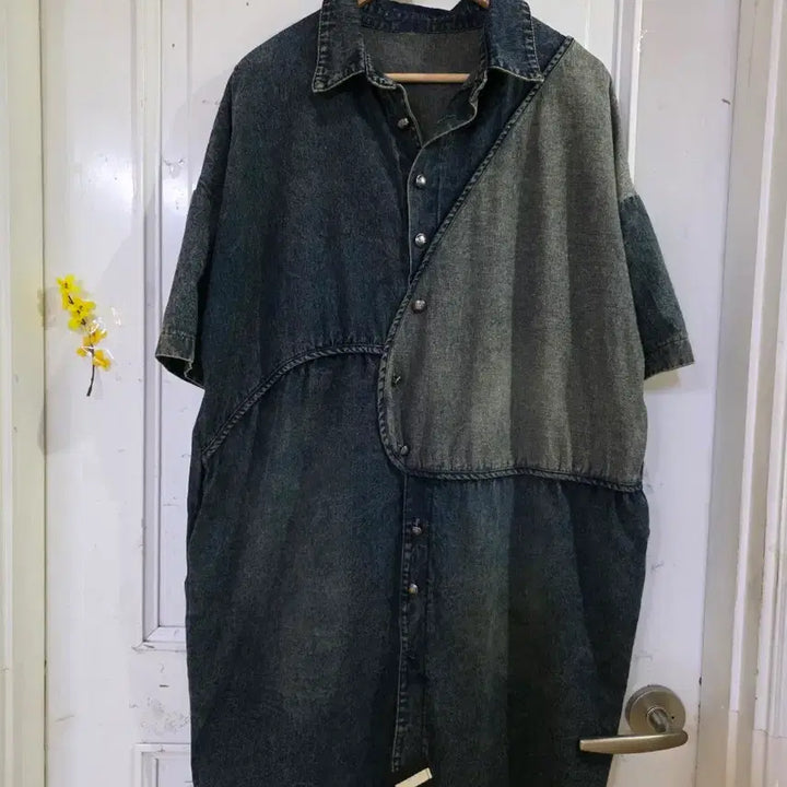 [SOLD OUT] 봄 여름  디자인이쁜  청 원피스  깨끗해요  가슴단면 63