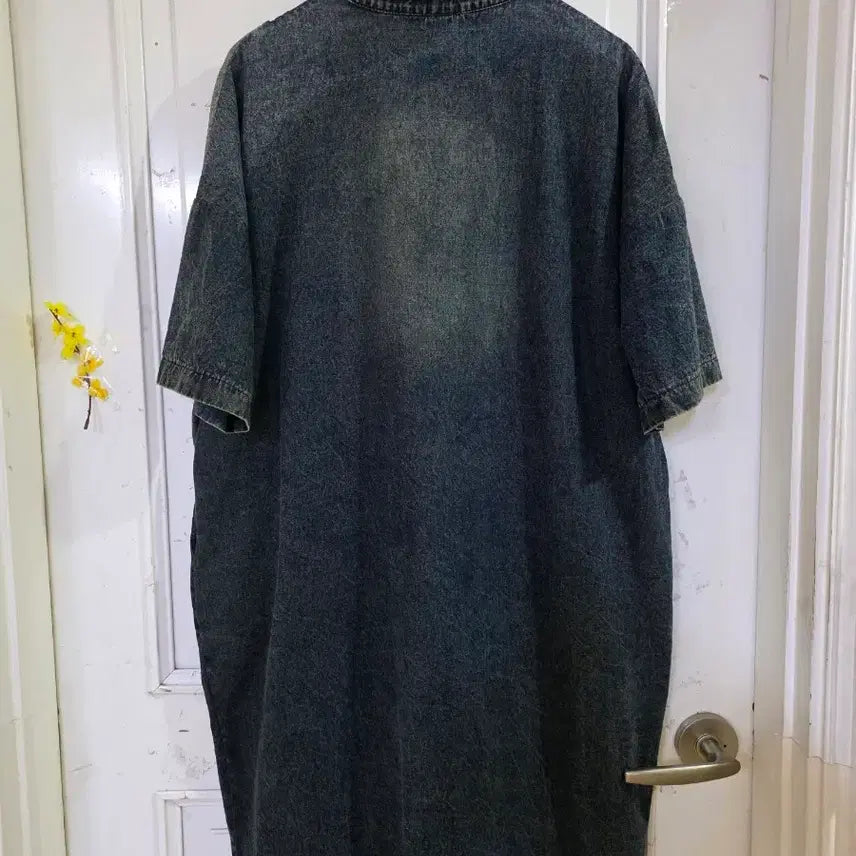 [SOLD OUT] 봄 여름  디자인이쁜  청 원피스  깨끗해요  가슴단면 63