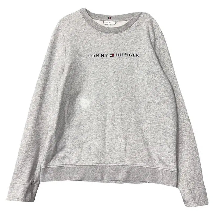 [BUNJANG] Tommy Hilfiger Printed Light Gray Sweatshirt L / 타미힐피거 프린팅 라이트 그레이 맨투맨 L