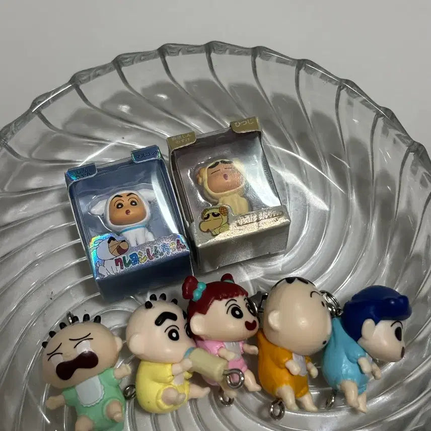 [SOLD OUT] 짱구 줄줄이 쌀알 피규어 set