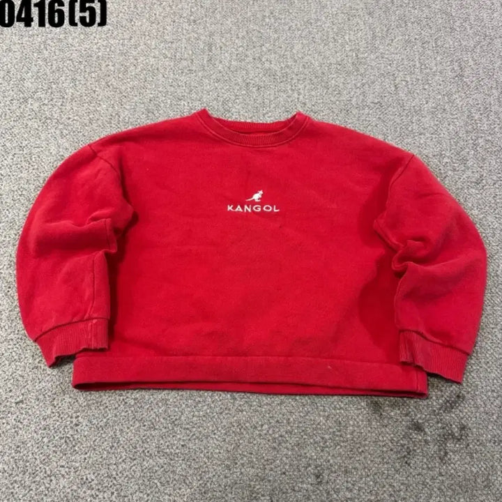 [BUNJANG] Kangol Red Sweatshirt / 캉골 빨간색 맨투맨 티셔츠