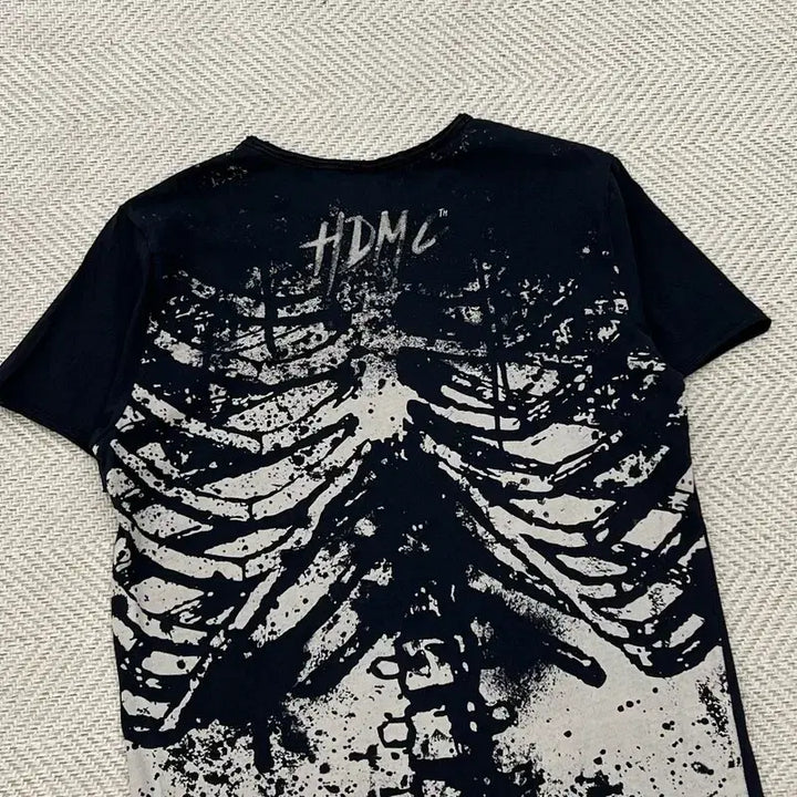 [BUNJANG] Harley-Davidson Painted Short Sleeve T-shirt / 할리데이비슨 페인팅 반팔티 r3508