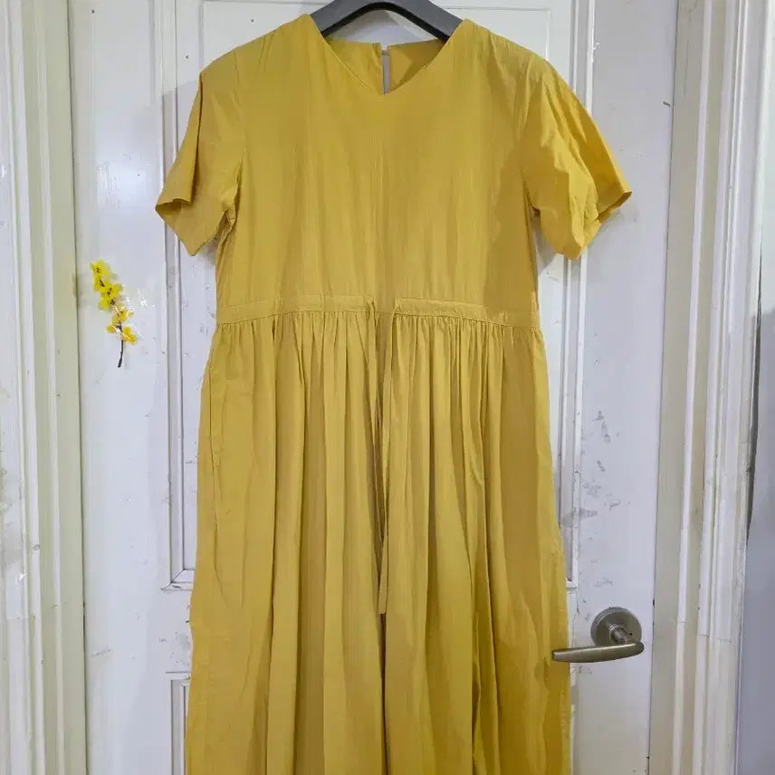 [BUNJANG] Summer Casual Cotton Long Dress / 여름  캐주얼   바스락  면  롱원피스  깨끗해요 가슴단면 50