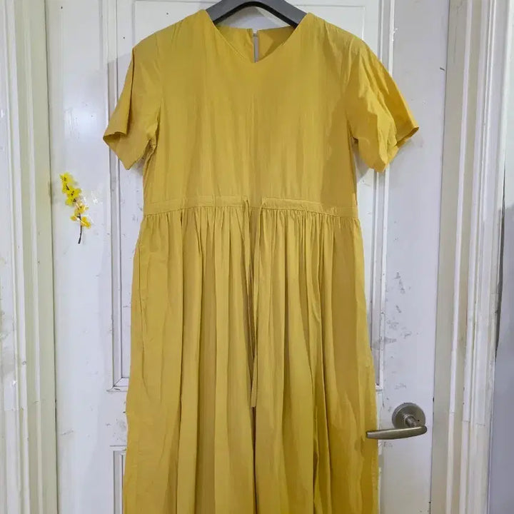 [BUNJANG] Summer Casual Cotton Long Dress / 여름  캐주얼   바스락  면  롱원피스  깨끗해요 가슴단면 50