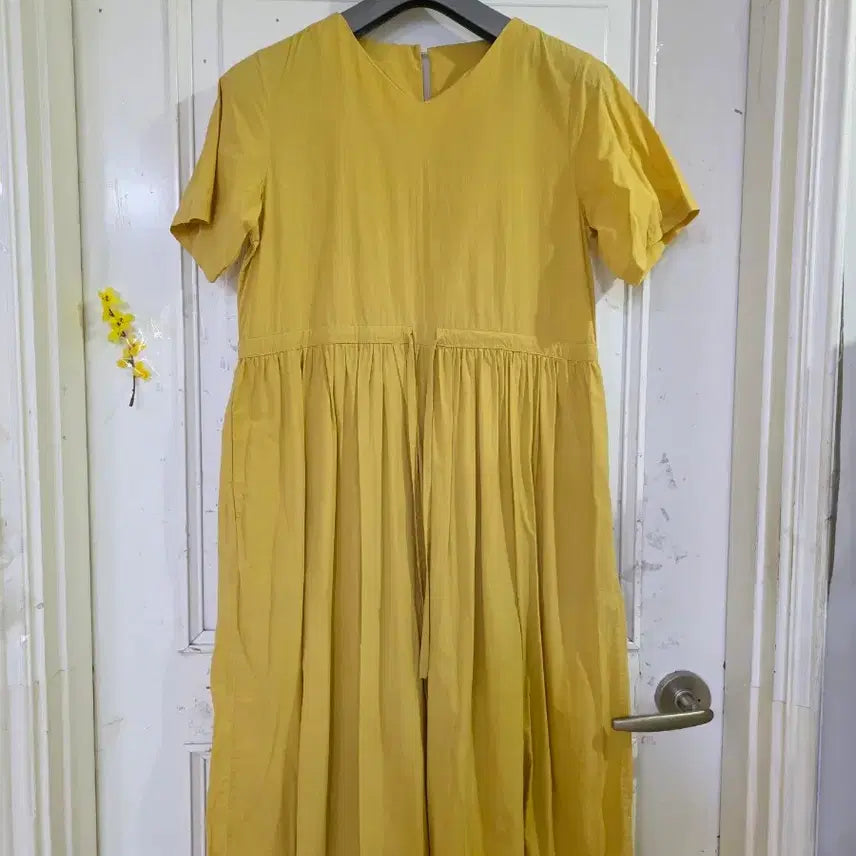 [BUNJANG] Summer Casual Cotton Long Dress / 여름  캐주얼   바스락  면  롱원피스  깨끗해요 가슴단면 50