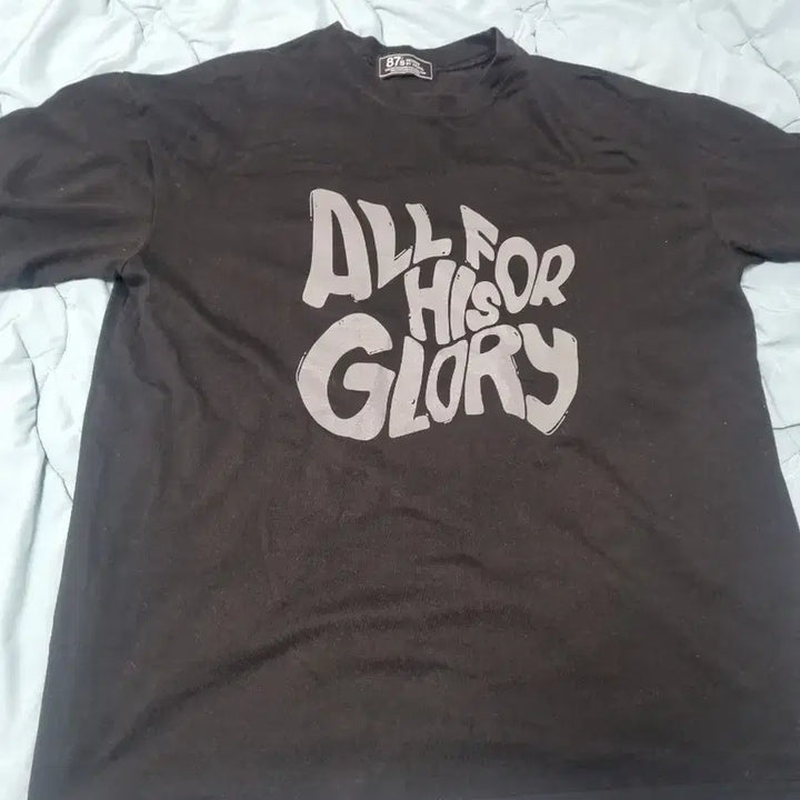 [BUNJANG] 87s All for his Glory Printed T-shirt / 87s All for his Glory 프린팅 반팔티