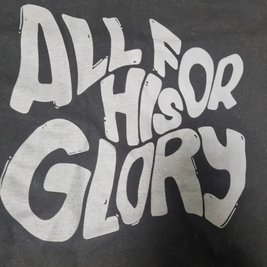 [BUNJANG] 87s All for his Glory Printed T-shirt / 87s All for his Glory 프린팅 반팔티