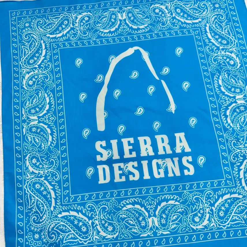 [BUNJANG] Sierra Designs Blue Paisley Bandana / 시에라디자인 블루 페이즐리 반다나