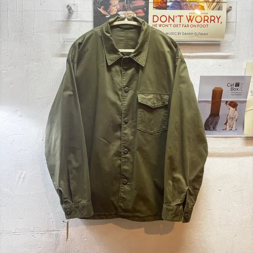 [BUNJANG] Uniqlo Oversized Fit Shirt Jacket / 유니클로 오버 핏 셔츠 자켓