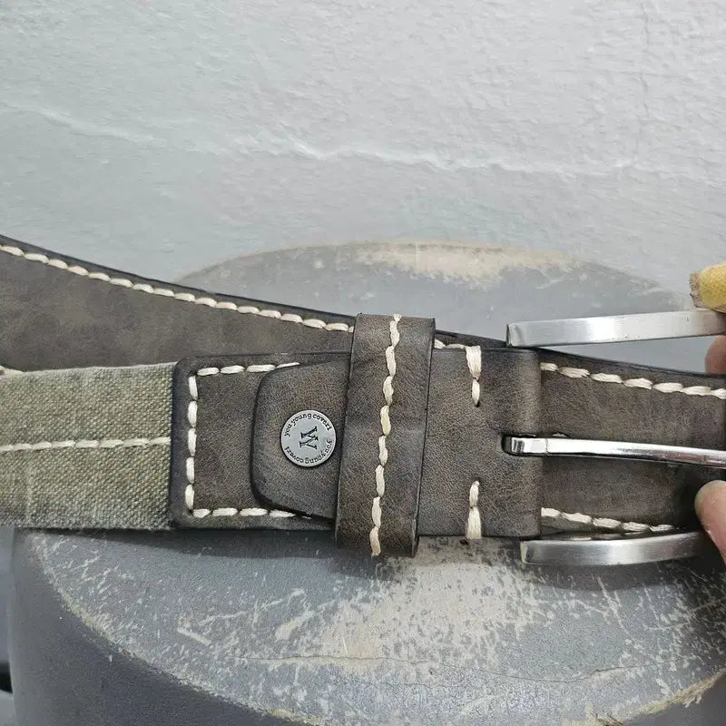 [BUNJANG] COVERI Leather Belt / COVERI 벨트 공용 34-37 J6178