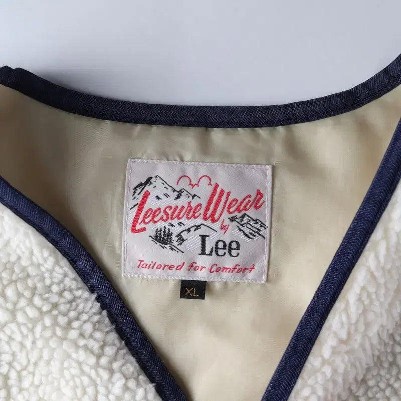 [BUNJANG] Lee Boa Fleece Pocket Vest XL / Lee 보아 플리스 포켓 베스트 XL