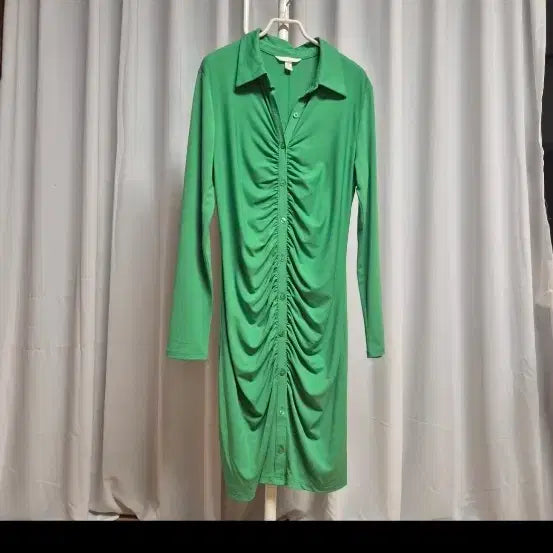[BUNJANG] H&amp;M Shirred Shirt Dress / 셔링원피스