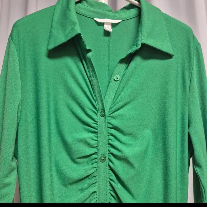 [BUNJANG] H&amp;M Shirred Shirt Dress / 셔링원피스