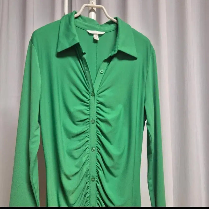 [BUNJANG] H&amp;M Shirred Shirt Dress / 셔링원피스