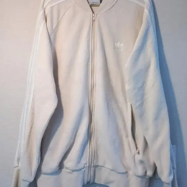 [BUNJANG] Adidas Beige Track Top Jersey Jacket XXL / 아디다스 초대장급 베이지 트랙탑 저지 져지집업 110/XXL