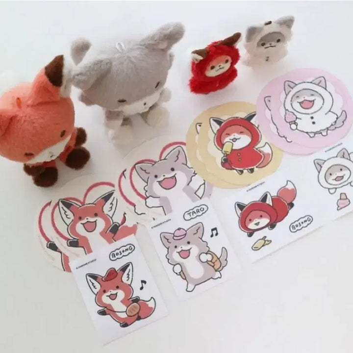 [BUNJANG] Morong Studio B Song/Taro Doll Set / 모롱스튜디오 텀블벅 보송/타로 인형 세트