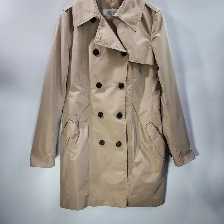 [BUNJANG] SYSTEM Beige Trench Coat / [55] SYSTEM 시스템 베이지 트렌치코트 더블버튼 봄코트 4.5