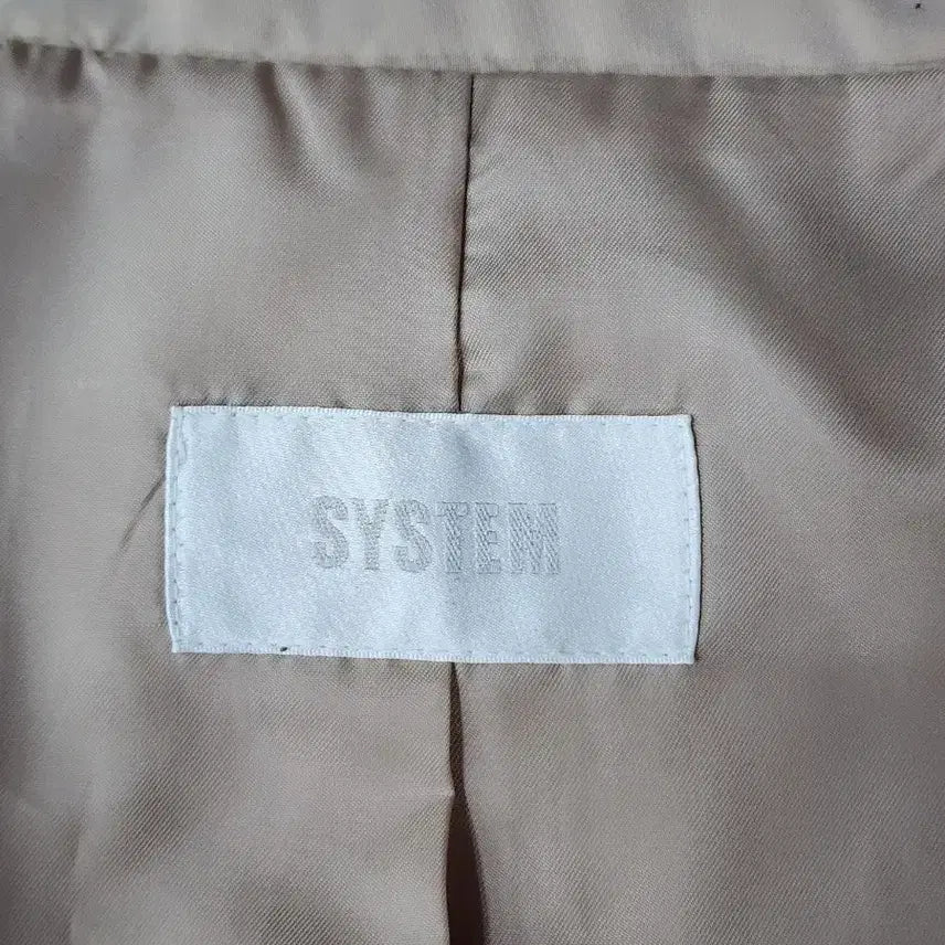 [BUNJANG] SYSTEM Beige Trench Coat / [55] SYSTEM 시스템 베이지 트렌치코트 더블버튼 봄코트 4.5