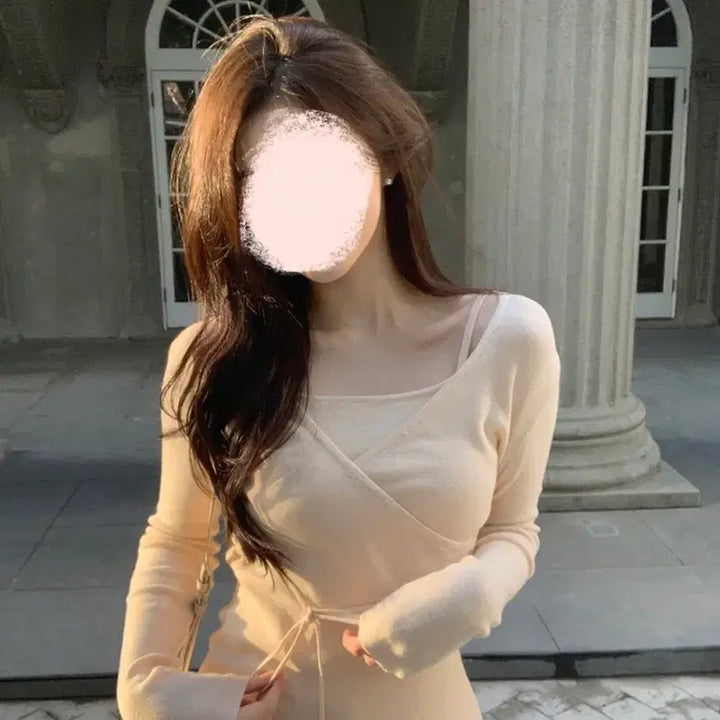 [BUNJANG] FromDayOne Finit Sleeveless &amp; Wrap Knit Top / (자체제작) 퍼빗 피네 여리핏 슬리브리스&amp;랩니트 프롬데이원
