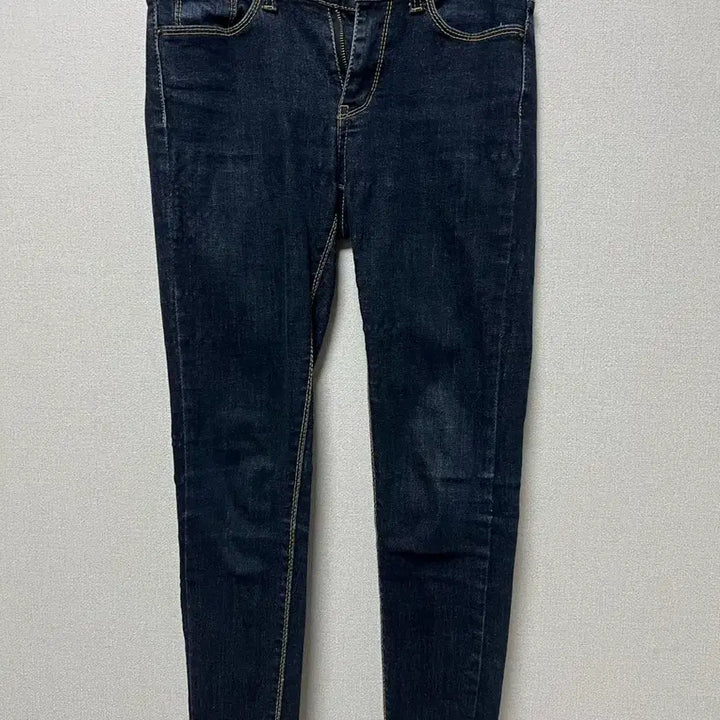 [BUNJANG] Skinny Jeans - Dark Blue/Black Women&