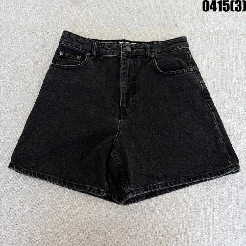 [BUNJANG] ZARA Black Denim Shorts / 4 자라 블랙 데님 반바지 숏팬츠 0415(3)